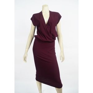 NEW JAMES PERSE DRAPE DRESS SZ 1